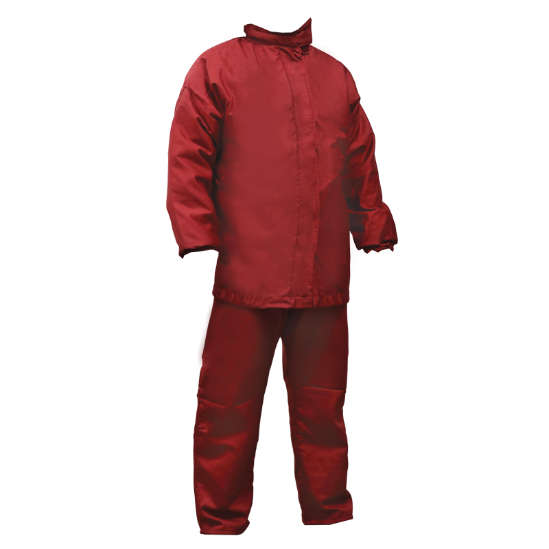 Chaqueta y pantalón de bombero, L, rojo, SOLAS/MED: imagen 1