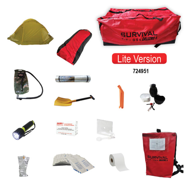 LALIZAS Kit de supervivencia (6 Per.), Versión Lite