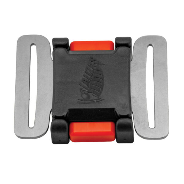 Hebilla de seguridad, con cierre lateral metálico SS 304, para cincha de 50 mm
