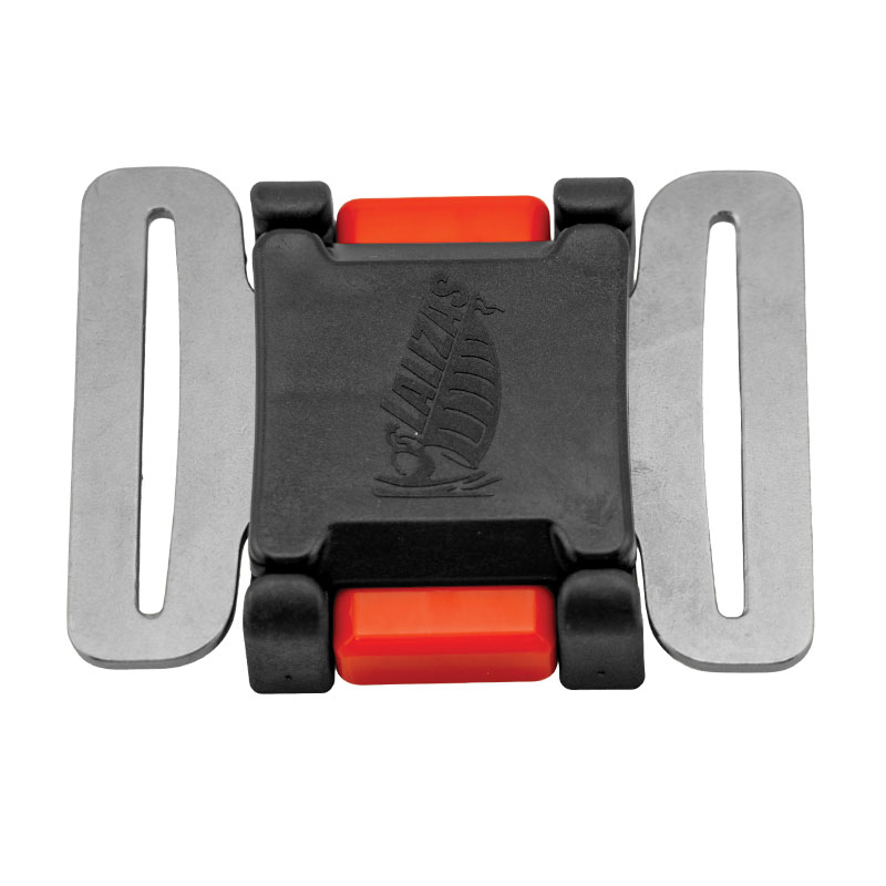 Hebilla de seguridad, con cierre lateral metálico SS 304, para cincha de 50 mm