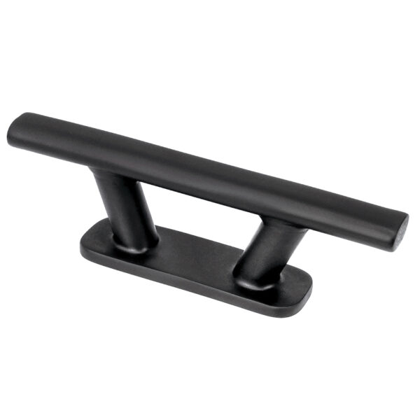 Cornamusa, Inox 316, L150mm, A45mm, Rosca 8mm, negra