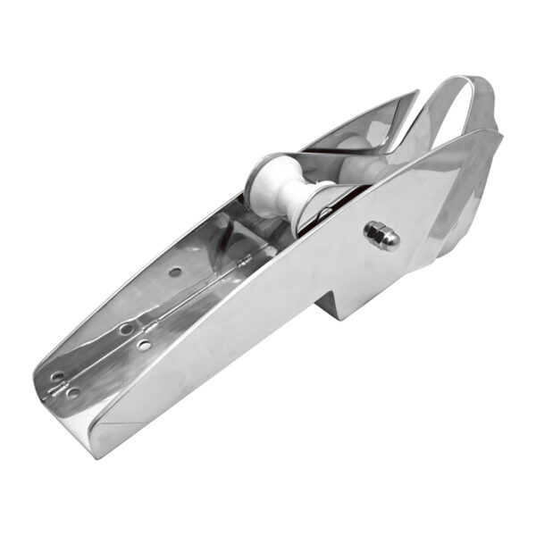 Rodillo de proa, autolanzable, con rodillo, Inox 316, L420mm