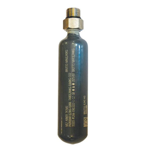 Cartucho CO2, 60gr, para extintor de espuma sin PFAS, LALIZAS, 6L