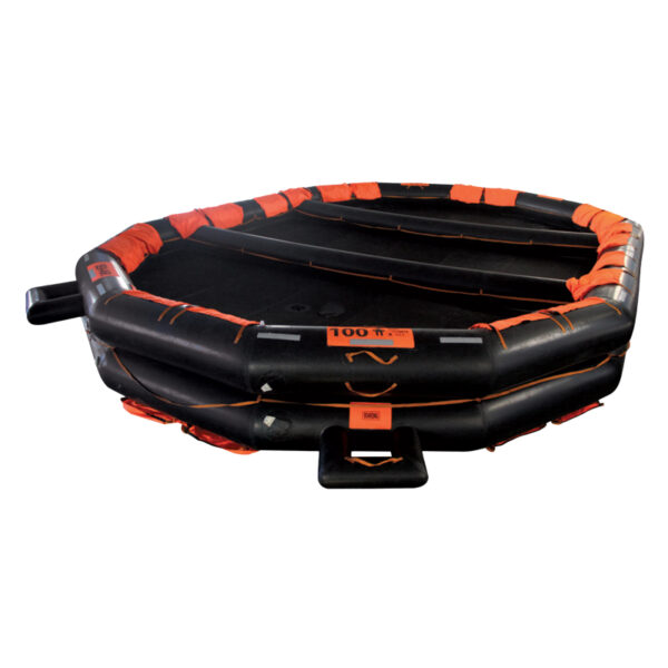 Balsa salvavidas OCEANO, LALIZAS, Tipo abierto reversible, 100 prs,contenedor