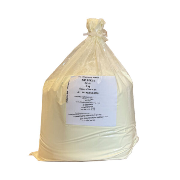 Polvo ABC, Adex K, 6kg, para Extintor LALIZAS Polvo Seco 6kg & 12kg, 1pc para 6kg & 2pcs para 12kg