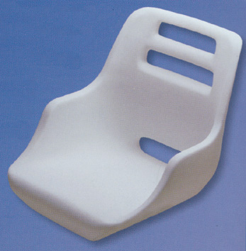 Admiral seat shell w/ mounting plate, Springfield