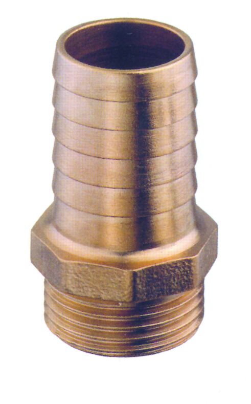 Male hose connector "Extra" 3/4", for 19mm hose, brass