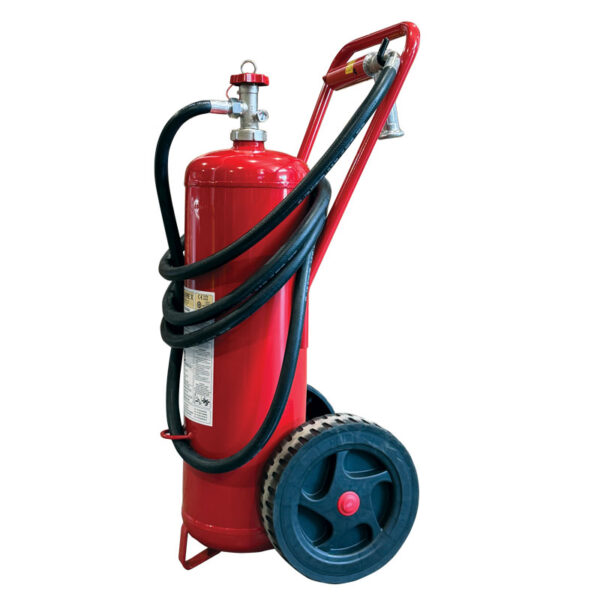 Extintor carro,sin PFOS/PFOA ,25L,presión almacenada,con manguera,lanza,boquilla SOLAS/MED(EN,FR,ES,