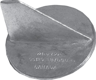 Finshape anode, for Suzuki, 0,34kg