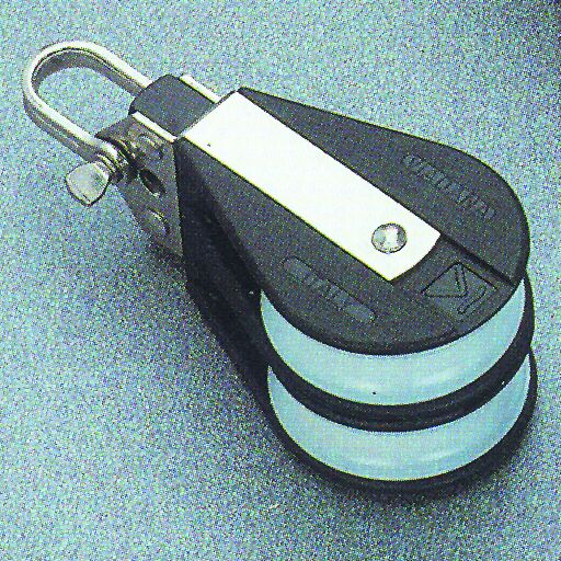 Double ball bearing block,Diam. 57mm, Diam. 12mm
