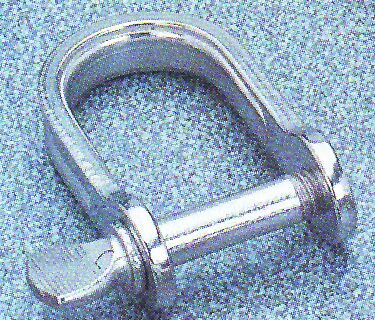 Shackles,u shape, Diam. 5mm, B 16mm, H 25mm