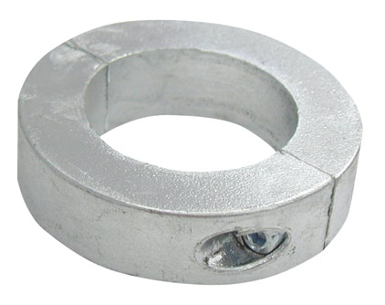 Shaft anode round, collarshape Int. Diam. 19mm, Ext. Diam. 54mm, 0,30kg