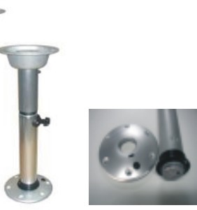 Table pedestal, adjust. height 547-700mm, Springfield