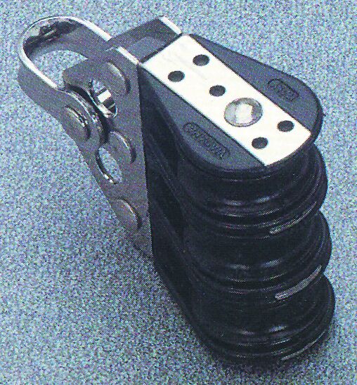 Triple ball bearing block, 22mm Diam. 6mm