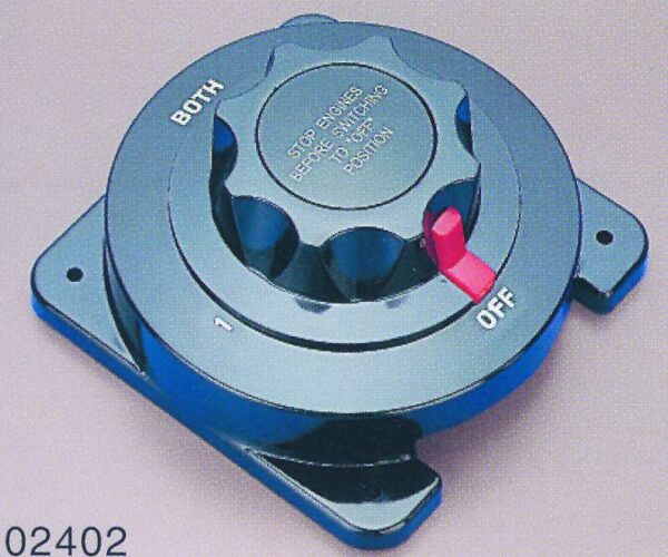 Battery switch, 12V, 175A, for two batteries