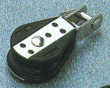 Swivel ball bearing block , 28mm, Diam. 8mm