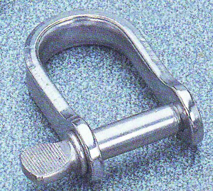Shackles, U shape, Diam. 6mm, B 17mm, H 26mm