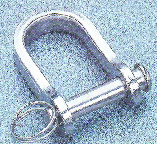 Clevis pin shackle, Diam. 6mm, B 17mm