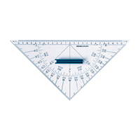 Τriangular protractor 45ο w/ handle