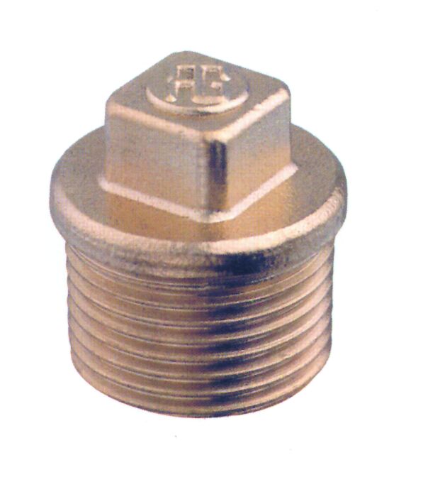 Male plug, brass, 1 1/4''