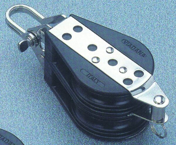Double ball bearing block with becket, 57mm Diam. 12