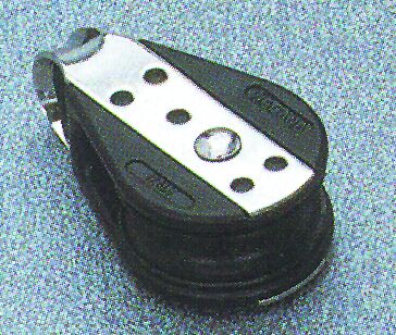 Single ball bearing block, 28mm, Diam. 8mm