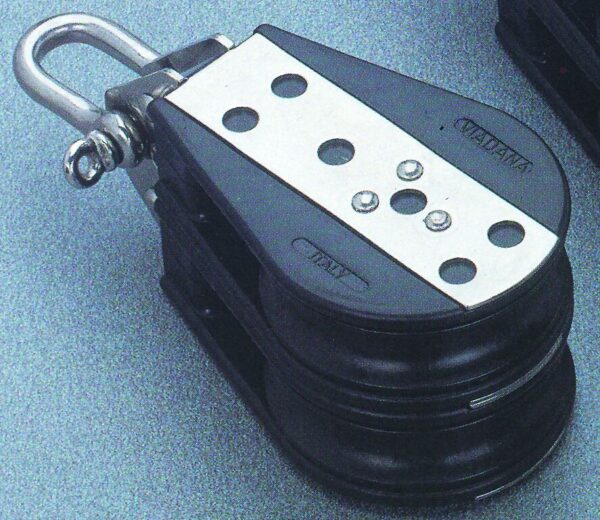 Double ball bearing block,76mm, Diam. 14mm