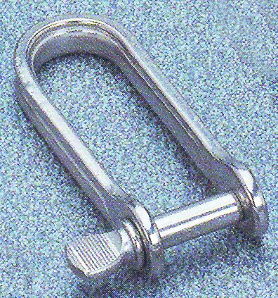 Shackles, U shape, Diam. 5mm, B 14mm, H 40mm