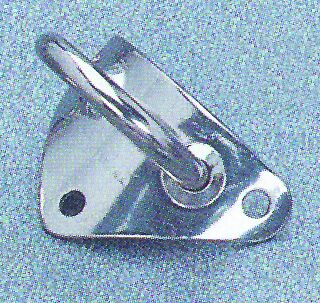 Single eye mast spinnaker pole bracket ring Diam. 6mm, hole Diam. 5mm