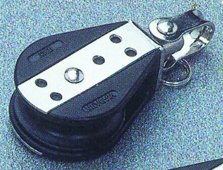 Swivel ball bearing block with shackle 38mm,Diam. 10mm