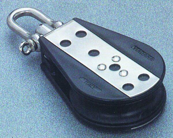 Single ball bearing block,76mm, Diam. 14mm