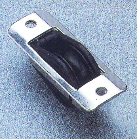 Single ball bearing block thru beck, Diam. 28mm, Diam. 8mm