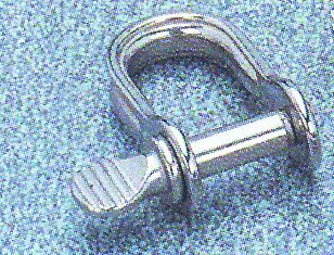 Shackle, U shape, Diam. 4mm, B 10mm, H 15mm