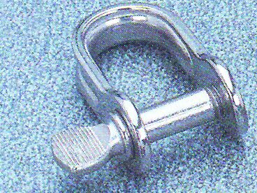 Shackles, U shape, Diam. 5mm, B 12mm, H 17mm