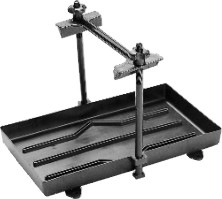 Battery holder tray with plastic clamp, 330x178 mm