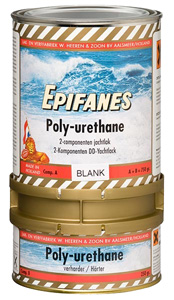 EPIFANES Poly-urethane Clear Gloss, 2 Components & UV Filter, 750gr