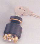 Switch ignition starter ACC-OFF-IGN-START, 4 positions Ø15,80