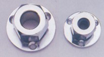 Cable outlet hexagonal, waterproof, 12mm, base 38mm