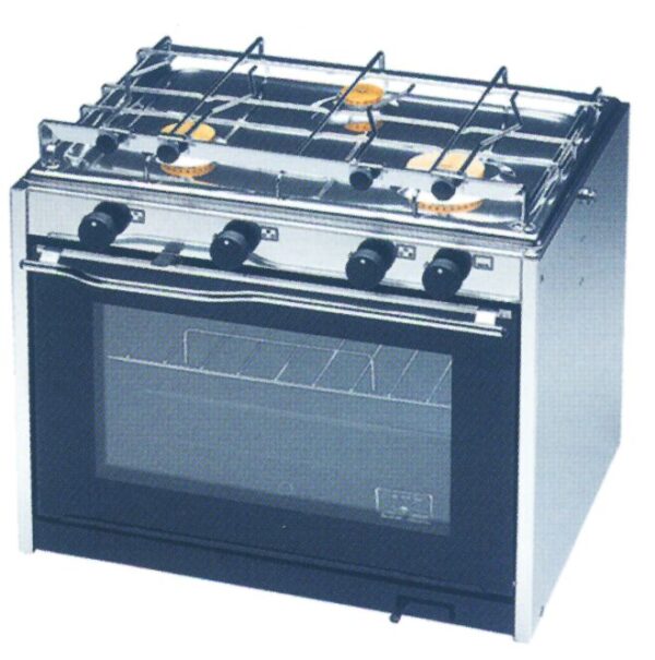 Cooker w/ oven & 3 burners, 500x435x400mm, 21kg