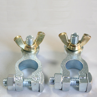 Battery Terminals, Brass, Set