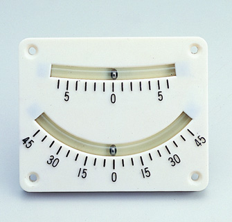 Plastic Clinometer, 2 scales, 10.1 x 8.26cm