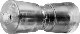 Spool/keel roller, polymer, black, total diam.70mm, w.102m, 16mm bore