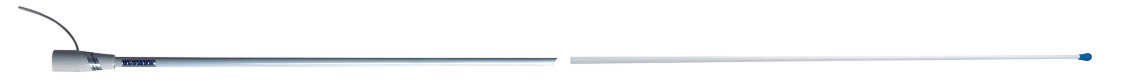 AM-FM Antenna, Glomex, L 1,5m, 6m coaxial cable & Motorola plug (AM 550-1600 / FM 88-108 Mhz): imagen 1