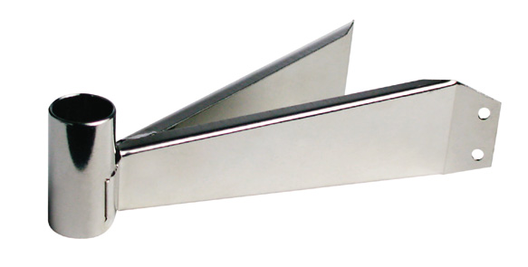 Mount for TV Antenna 99645, Glomex, electropolished stainless steel, Diam. 25mm