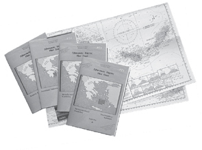 Pilot Map, No 4, Southwestern Cyclades