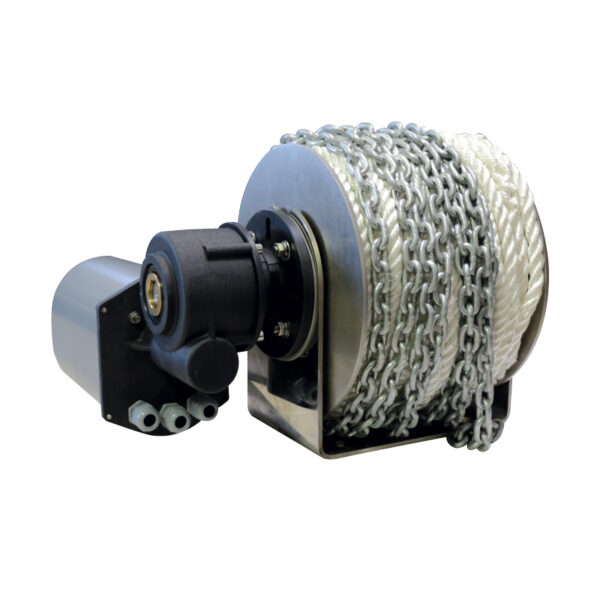 Cabrestante Lofrans 1000W/12V para cabo y cadena