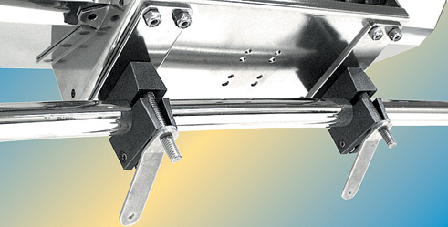 Dual horizontal round rail 22-25 mm