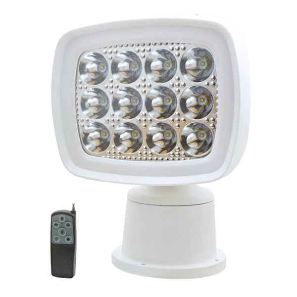 Foco LED blanco, con mando a distancia, 10-30V