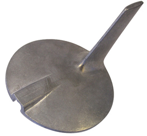 Finshape anode, for Yamaha, 0,52kg