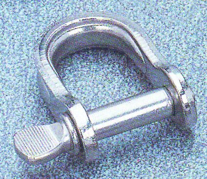 Shackles,U shape, Diam. 6mm, B 16mm, H 21mm